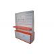 Multi - Funcutional Slatwall Display Stand With Stand Wooden Cabinet For Advertisment Exhibition