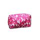 Polyester Light Weight Promotional Toiletry Bag Leopard Printed For Lady