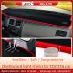 OEM Automotive Dashboard Covers Non Slip Car Dashboard Mat Toyota Land Cruiser