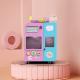 Multi Flavors Fairy Floss Vending Machine 220V 700W Smart Candy Floss Maker