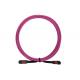 Fiber Optical 24 MTP MPO Patch Cord 5M OM4 24 Core Magenta Low Loss 0.3dB type B