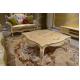 Oval shape neoclassical wood tree trunk cocktail table FC-101C
