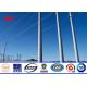 Class Two 40FT Height Steel Electrical Power Pole 5mm Thickness For 69KV Transmission Distribution Application