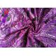 Pumpkin Printed Burnout Velvet Polyester Spandex Fabric For Christmas Dress