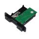 Half Insertion Manual Magnetic Card Reader RS232 / TTL / USB Black Bezel