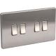 ROHS ISO Certified Stainless Steel Wall Plate for Switches Customizable as per Demand