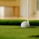 13mm Green Golf Artificial Turf For Sports Events With 230 Stitches/M Stitch Rate And 6500 Dtex