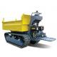 1 tons Crawler Mini Tracked  Dumper With Hydraulic Pump Stepless Speed Changes