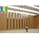 Interior Wood Movable Temporary Sliding Wall Sound Proof Partition