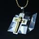Fashion Top Trendy Stainless Steel Cross Necklace Pendant LPC280-2