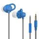 10mw In Ear Sport IPX3 ANC Wired Earphones Dual Color Round Cable