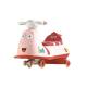 Four-wheel Rollover-proof Children's Pink Scooter Balance Bike Ride on Car for Baby