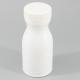 White HDPE 180ml Flip Top Lid For Calcium Tablets