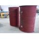 Cable Pulling Winch Grooved Lebus Drum High Efficiency Red Color