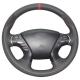 Infiniti JX35 M M25 M35 M37 M56 Q70 QX60 Nissan Murano Suede Steering Wheel Cover Apricot 2010-2016