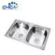 Double Bowl Kitchen Sink SUS304 Stainless Steel Kitchen Sink Press Kitchen Sink