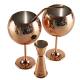 Etching Stainless Steel Wine Glass Unbreakable Gold Black Goblet