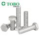 Din933 6mm 9mm 16mm M6 Inox 316 Ss 210 Super Duplex Stainless Steel Metric Hex Head Screw Bolt