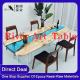 Edge River Epoxy Resin Dining Table Home Furniture Art Real Wood Live