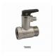 19005 Brass Ball Valve , Water Heater Pressure Valve Brass forging by owned plant