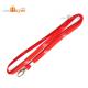 Neck Lanyard 10mm Red Polyester Lanyard with a metal hook from China Lanyard