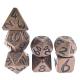 Affirm Card Made Dice Copper Sets Dice Set Odorless For Collection Polyhedral