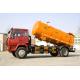 Yellow Color Diesel SINOTRUCK 6M3 Sewer Suction Truck HF7 Front Axles