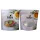 Custom Ziplock Plastic Stand Up Pouch Heat Sealed Food Packaging Bags With Window