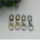 Die casting zinc alloy round eye bolt 12 mm nickel snap hook with hanging plating