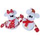 10 Inch Roly Poly Doll PP Cotton Non Toxic Smooth Feeling For Christmas