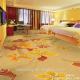 China stock design floral printed nylon carpet for hotel room