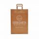 10 X 6 3/4 X 12 Kraft Paper Bags With Flat Handles