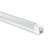 T8 4ft Integrated LED Tube Light 22W V Shape 2 Row 6500K Clear Linkable Plug and Play