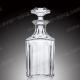 ISO9001 2015 Luxury Glass Stopper 750ml Whiskey Glass Bottle