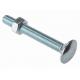 HDG/ZP/Plain And Stainless Steel Carriage Bolt DIN603 With Nut