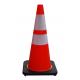 28inch Highway Safety PVC Road Cone with Black Base