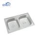 Stainless Steel Size Hot Sale SUS304 Kitchen Sink Double Bowl Kitchen Sink For House