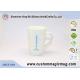 White Porcelain Big Temperature Sensitive Coffee Mugs Personalized