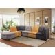 Top quality home furniture stylish luxury fabric sofas tufted sectional sofa set for living room modular sofa set