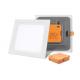 24 W Square LED Slim Panel Light Aluminum 2400LM 3000K Isolated IC Constant Driver