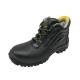 Black Comfortable Steel Toe Safety Shoes , Steel Toe Cap Boots Water Resistance