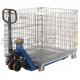 Collapsible Logistic Wire Container Storage Cages , Wire Mesh Storage Cages