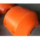 high capacity and high buoyancy MDPE floaters for dredging pipes