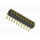 Two Row SMT Round Female Pin Header 20 Pin Pcb Header Female 2.0mm Pitch