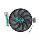 Universal Fit Car Radiator Electric Cooling Fans Brazed Aluminum Core