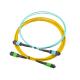 Reliable MPO MTP Patch Cord Fiber Optic Connectors Length Customized