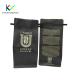 Black Rotogravure Printed Pouches For Coffee With Tin Tie Light Resist