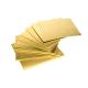 Gold Color Copper Brass Metals Sheet H65 H62 H90 H80 With BA 2B NO.1 Surface