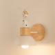Nordic Minimalist Wooden LED Wall Lamps Windmill Bedside Wood Wall Light(WH-OR-63)