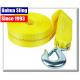 Heavy Duty Boat Winch Strap With Safety Hook , Nylon Winch Strap Replacement